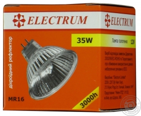 Лампа галогенова Electrum MR-16 35W A-HD-0068