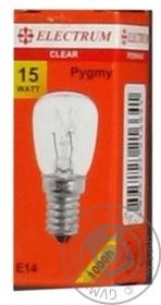 Лампа розжарювання прозора Electrum Pygmy 15W E14 A-IP-0883