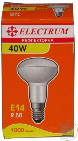 Лампа рефлекторна Electrum матова R50 40W E14 A-IR-0041