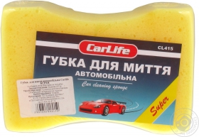 Губка для миття автомобіля з великими порами CarLife Super