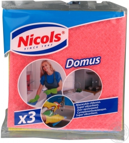 Серветки універсальні Nicols Domus 3шт