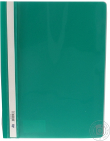 Швидкозшивач А4 BuroMax пластиковий зелений PP