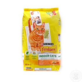 Корм для котів Friskis для домашніх котів 4*15кг