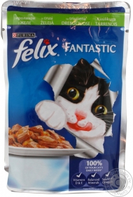 Корм для котів Felix Фантастік Кріль100г