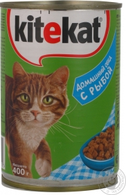 Корм для котів Kitekat Домашній Обід з Рибою 400г