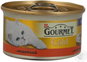 Консерва для котів Gourmet Мус з Індичкою 85г