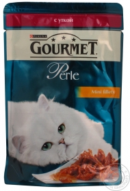 Консерва для котів Gourmet Perle Качка 85г