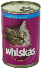 Корм для котів Whiskas Паштет Тунець 400г