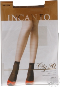 Шкарпетки жіночі Incanto City 20 melon 2 пари