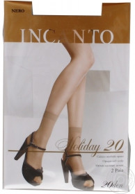 Шкарпетки жіночі Incanto Holiday 20 nero 2 пари