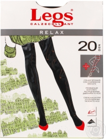 Колготи жін.Legs Relax 20d Nero №1/2