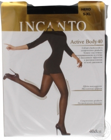 Колготки жіночі Incanto Active Body 40 nero 5