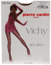 Колготи жіночі Pirre Cardin Vichy 40 anilope 4