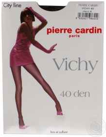 Колготи жіночі Pirre Cardin Vichy 40 nero 4