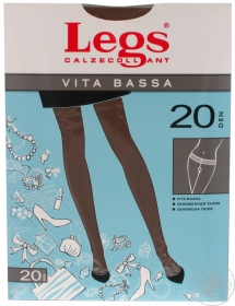 Колготи жіночі Legs Vita Bassa 20d Daino №1-2