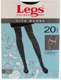 Колготи жіночі Legs Vita Bassa 20d Nero №4