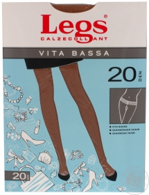 Колготи жіночі Legs Vita Bassa 20d Amber №1-2